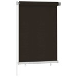 Vidaxl store roulant d'ext�rieur 105 (l) x 140 (h) cm marron hdpe
