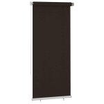 Vidaxl store roulant d'ext�rieur 105 (l) x 230 (h) cm marron hdpe