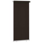 Vidaxl store roulant d'ext�rieur 105 (l) x 230 (h) cm marron hdpe