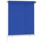 Vidaxl store roulant d'ext�rieur 125 (l) x 140 (h) cm bleu hdpe
