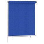 Vidaxl store roulant d'ext�rieur 125 (l) x 140 (h) cm bleu hdpe