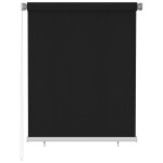 Vidaxl store roulant d'ext�rieur 125 (l) x 140 (h) cm noir