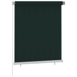 Vidaxl store roulant d'ext�rieur 125 (l) x 140 (h) cm vert fonc� hdpe