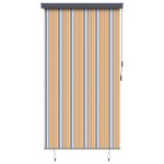 Vidaxl store roulant d'ext�rieur 140x250 cm jaune et bleu