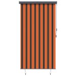 Vidaxl store roulant d'ext�rieur 140x250 cm orange et marron