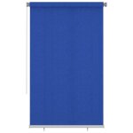 Vidaxl store roulant d'ext�rieur 145 (l) x 230 (h) cm bleu hdpe