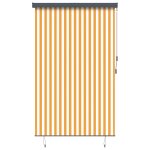 Vidaxl store roulant d'ext�rieur 160x250 cm blanc et orange