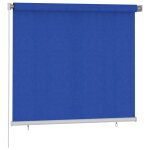 Vidaxl store roulant d'ext�rieur 165 (l) x 140 (h) cm bleu hdpe