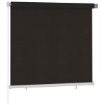 Vidaxl store roulant d'ext�rieur 165�(l) x 140�(h) cm hdpe marron
