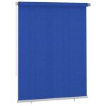 Vidaxl store roulant d'ext�rieur 180x230 cm bleu pehd