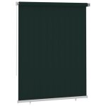 Vidaxl store roulant d'ext�rieur 180x230 cm vert fonc� pehd