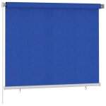Vidaxl store roulant d'ext�rieur 185 (l) x 140 (h) cm bleu hdpe