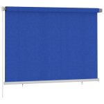 Vidaxl store roulant d'ext�rieur 200x140 cm bleu pehd