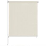 Vidaxl store roulant d'ext�rieur 205 (l) x 140 (h) cm cr�me