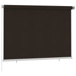 Vidaxl store roulant d'ext�rieur 205 (l) x 140 (h) cm marron hdpe