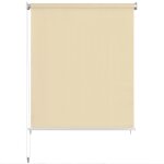 Vidaxl store roulant d'ext�rieur 220 x 140 cm couleur cr�me