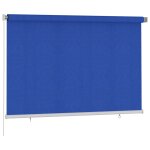 Vidaxl store roulant d'ext�rieur 225 (l) x 140 (h) cm bleu hdpe