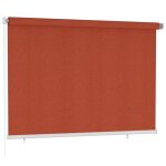 Vidaxl store roulant d'ext�rieur 225 (l) x 140 (h) cm couleur terre cuite hdpe