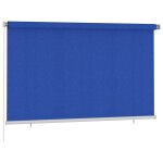 Vidaxl store roulant d'ext�rieur 245 (l) x 140 (h) cm bleu hdpe