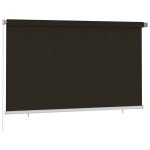 Vidaxl store roulant d'ext�rieur 245 (l) x 140 (h) cm marron hdpe