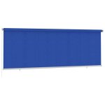 Vidaxl store roulant d'ext�rieur 405 (l) x 140 (h) cm bleu hdpe