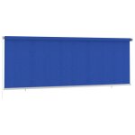 Vidaxl store roulant d'ext�rieur 405 (l) x 140 (h) cm bleu hdpe