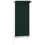 Vidaxl store roulant d'ext�rieur 60x140 cm vert fonc� pehd