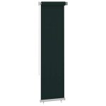 Vidaxl store roulant d'ext�rieur 65�(l) x 230�(h) cm hdpe vert fonc�