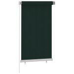 Vidaxl store roulant d'ext�rieur 85�(l) x 140�(h) cm hdpe vert fonc�