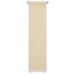 Vidaxl store roulant d'ext�rieur couleur cr�me 65�(l) x 230�(h) cm hdpe