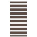 Vidaxl store v�nitien zebra 40, 9 x 100 cm, largeur du tissu 36, 7 cm, couleur caf�