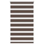 Vidaxl store v�nitien zebra 50, 9 x 100 cm, largeur du tissu 46, 7 cm, couleur caf�
