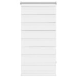 Vidaxl store v�nitien zebra 80, 9 x 150 cm, largeur du tissu 76, 7 cm, blanc