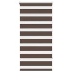 Vidaxl store v�nitien zebra 80, 9 x 150 cm, largeur du tissu 76, 7 cm, couleur caf�