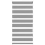 Vidaxl store v�nitien zebra 80, 9 x 150 cm, largeur du tissu 76, 7 cm, gris