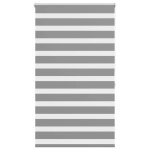 Vidaxl store v�nitien zebra 80, 9 x 175 cm, largeur du tissu 76, 7 cm, gris