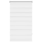 Vidaxl store v�nitien zebra 90, 9 x 150 cm, largeur du tissu 86, 7 cm, blanc