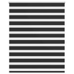 Vidaxl store v�nitien z�br� 120, 9 x 175 cm, largeur du tissu 116, 7 cm, noir