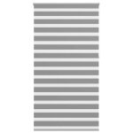 Vidaxl store v�nitien z�br� 120, 9 x 230 cm, largeur du tissu 116, 7 cm, gris