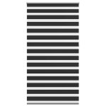 Vidaxl store v�nitien z�br� 120, 9 x 230 cm, largeur du tissu 116, 7 cm, noir