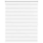 Vidaxl store v�nitien z�br� 140, 9 x 175 cm, largeur du tissu 136, 7 cm, blanc