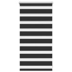 Vidaxl store v�nitien z�br� 40, 9 x 100 cm, largeur du tissu 36, 7 cm, noir