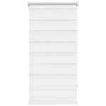 Vidaxl store v�nitien z�br� 60, 9 x 120 cm, largeur du tissu 56, 7 cm, blanc