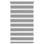 Vidaxl store v�nitien z�br� 70, 9 x 120 cm, largeur du tissu 66, 7 cm, gris