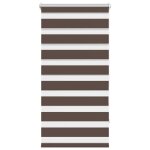 Vidaxl store zebra 60, 9 x 120 cm, largeur du tissu 56, 7 cm, couleur caf�