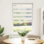 Vidaxl store z�bre beige marbr� largeur du tissu 70, 9 cm polyester