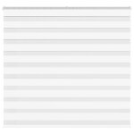 Vidaxl store z�bre blanc 155x150 cm largeur du tissu 150, 9cm polyester