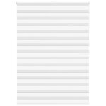 Vidaxl store z�bre blanc 155x200 cm largeur du tissu 150, 9cm polyester