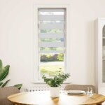 Vidaxl store z�bre blanc 40x150 cm largeur du tissu 35, 9 cm polyester