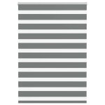Vidaxl store z�bre gris fonc� largeur du tissu 100, 9 cm polyester